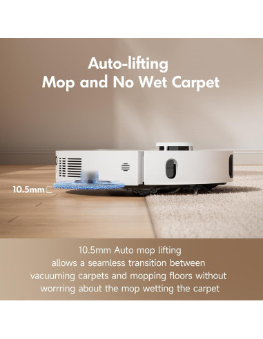 Aspiradora Robot Mova P10 Ultra 8300Pa Mopa Auto-Limpiante
