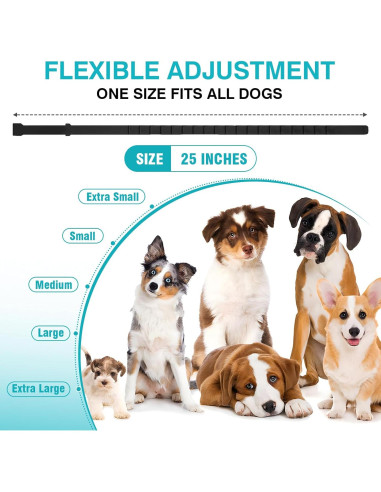Collar Calmante para Perros ZHANGK 65 cm 6 Paquetes Feromonas