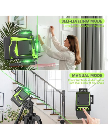 Nivel láser 4D MBYULO 16 líneas 360 auto nivelante Nivel láser 4D MBYULO 16 líneas 360 auto nivelante