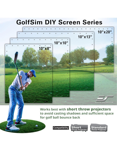 Pantalla de Impacto Elite Screens 10x8 para Golf y Multi-Deporte Pantalla de Impacto Elite Screens 10x8 para Golf y Multi-Deporte