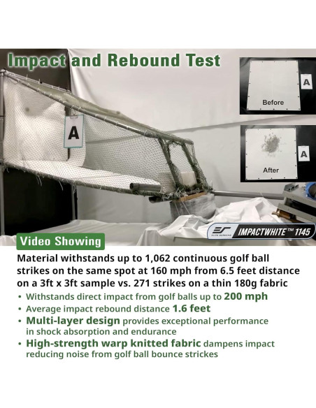 Pantalla de Impacto Elite Screens 10x8 para Golf y Multi-Deporte Pantalla de Impacto Elite Screens 10x8 para Golf y Multi-Deporte
