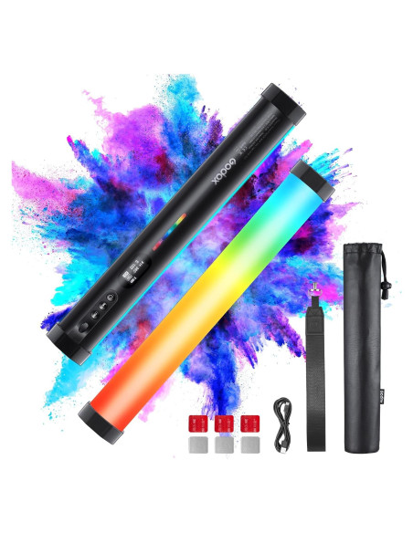 Tubo de Luz RGB Godox TL30 8W 2700-6500K Batería 2900mAh Tubo de Luz RGB Godox TL30 8W 2700-6500K Batería 2900mAh