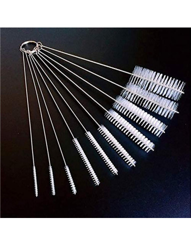 Juego de 10 Cepillos Limpiadores de Tubos Desin 20.32 cm