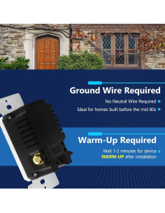 Interruptor Sensor de Humedad LIDER LHS-F-G-WWP Blanco 2