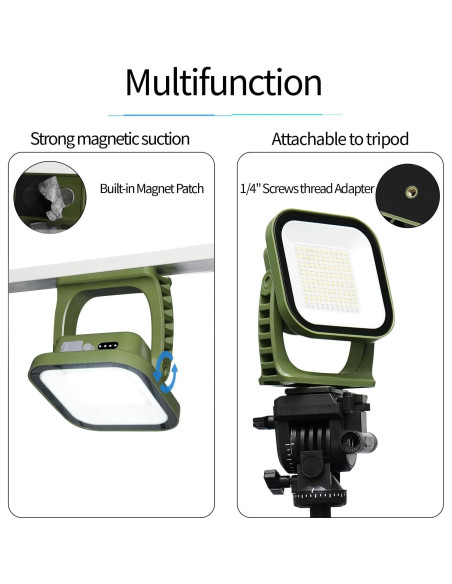 Luz de Trabajo Portátil MOSLIGHTING 4000LM IP65 Recargable Luz de Trabajo Portátil MOSLIGHTING 4000LM IP65 Recargable