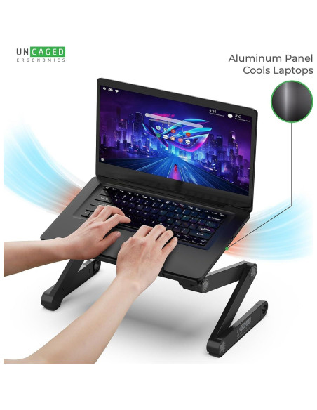 Soporte de Laptop Ajustable Uncaged Ergonomics - Negro Soporte de Laptop Ajustable Uncaged Ergonomics - Negro