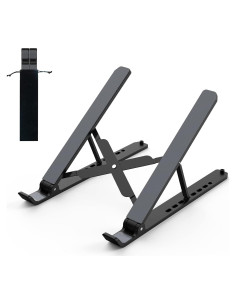 Soporte para Laptop Ajustable Tonmom 10-15.6" Ergonómico Negro