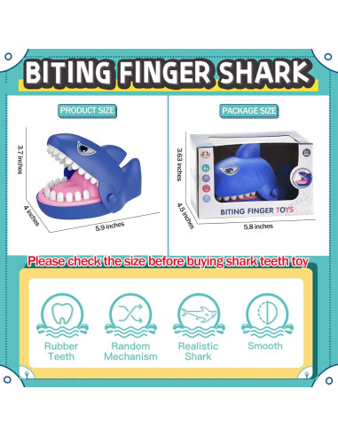 Juego de Dentista Tiburón LanMa - Juguete Divertido para Niños