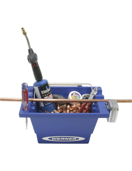 Cubo de Trabajo Werner AC50-JB-3 11,34 kg para Escaleras Cubo de Trabajo Werner AC50-JB-3 11,34 kg para Escaleras
