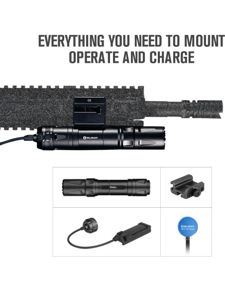 Linterna Táctica OLIGHT Odin 2000 Lúmenes Recargable Linterna Táctica OLIGHT Odin 2000 Lúmenes Recargable