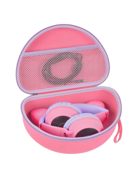 Funda para Auriculares Riwbox CT-7 Rosa Compacta y Segura Funda para Auriculares Riwbox CT-7 Rosa Compacta y Segura