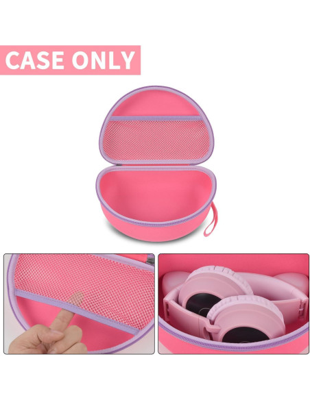 Funda para Auriculares Riwbox CT-7 Rosa Compacta y Segura Funda para Auriculares Riwbox CT-7 Rosa Compacta y Segura