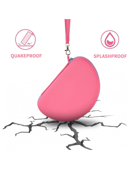 Funda para Auriculares Riwbox CT-7 Rosa Compacta y Segura Funda para Auriculares Riwbox CT-7 Rosa Compacta y Segura