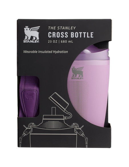 Botella Stanley Cross 680 ml | Acero Inoxidable Lila Botella Stanley Cross 680 ml | Acero Inoxidable Lila