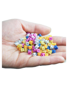 Dados Mini SmartDealsPro 100 Piezas 5mm Cuadrados