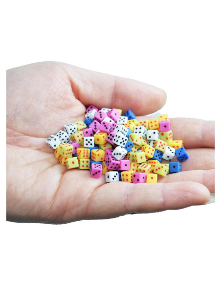 Dados Mini SmartDealsPro 100 Piezas 5mm Cuadrados Dados Mini SmartDealsPro 100 Piezas 5mm Cuadrados