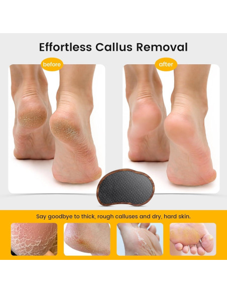 Lima de Pedicura BEZOX de Vidrio Nano con Mango de Madera Lima de Pedicura BEZOX de Vidrio Nano con Mango de Madera