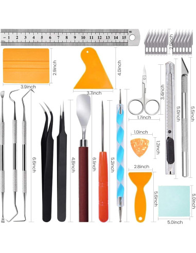 Kit de Herramientas de Desmalezado de Vinilo Anren 27 Piezas