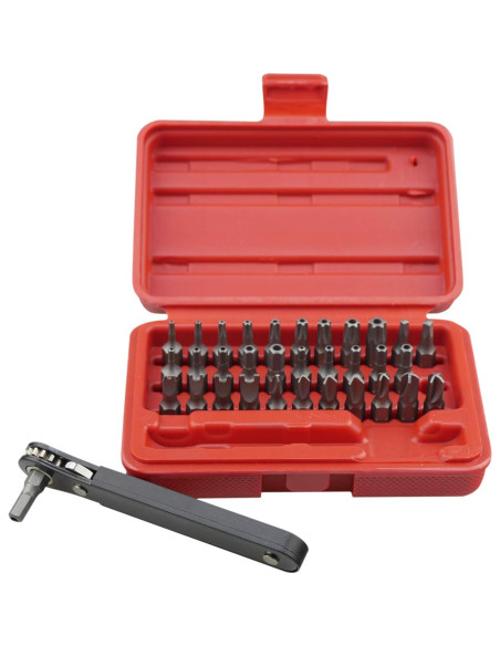Juego de Puntas de Seguridad KAIFNT K401 34 Piezas 1/4" Juego de Puntas de Seguridad KAIFNT K401 34 Piezas 1/4"
