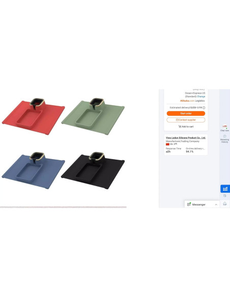 Soporte para Tazas Spatender Bandeja Silicona Antideslizante Soporte para Tazas Spatender Bandeja Silicona Antideslizante