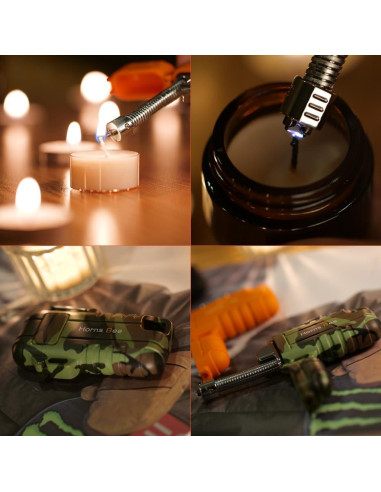 Encendedor Eléctrico a Prueba de Viento Horns Bee Camo