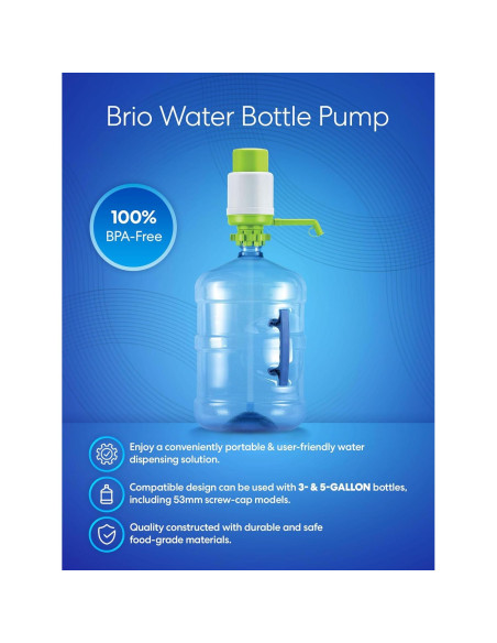 Bomba de agua manual Brio PU100LG 22,71L Verde Bomba de agua manual Brio PU100LG 22,71L Verde