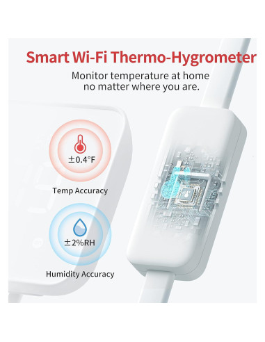SwitchBot Hub 2 (2da Gen) Termómetro Higrómetro WiFi Inteligente