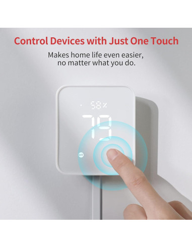 SwitchBot Hub 2 (2da Gen) Termómetro Higrómetro WiFi Inteligente