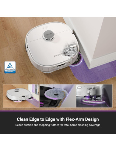 Aspiradora Robot Eureka J15 Pro Ultra con Mopa y Auto Vaciamiento