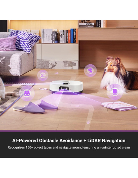 Aspiradora Robot Eureka J15 Pro Ultra con Mopa y Auto Vaciamiento Aspiradora Robot Eureka J15 Pro Ultra con Mopa y Auto Vaciamiento