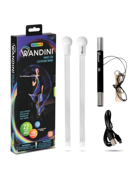 Varita Mágica LED Plegable Wandini 22 Modos 60,96 cm Varita Mágica LED Plegable Wandini 22 Modos 60,96 cm