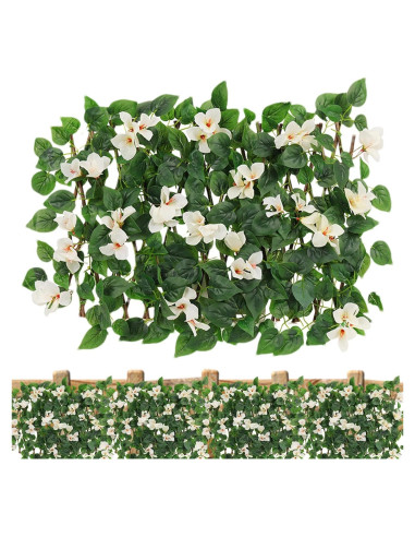 Trellis Expandible de Hojas Artificiales Genérico 200x40 cm