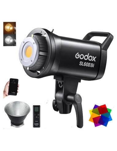 Luz LED Bi-Color Godox SL60IIBi 75W 2800K-6500K 25100Lux