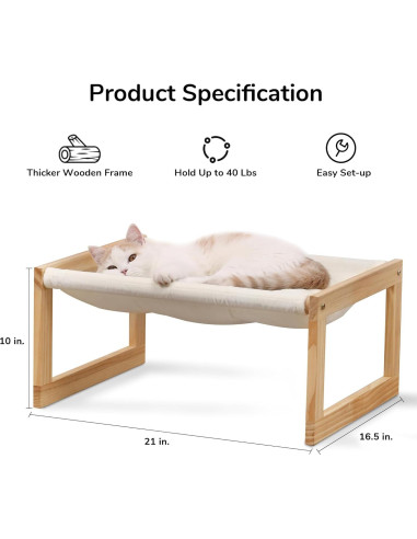 Cama para Gatos FUKUMARU Sofá Acolchado Blanco 53x42 cm