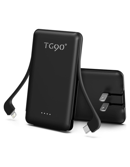 Cargador Portátil Power Bank 5000mAh con Enchufe Plegable Cargador Portátil Power Bank 5000mAh con Enchufe Plegable