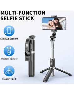 Trípode para Selfies LDP-K07 Extensible y Portátil 103cm 2