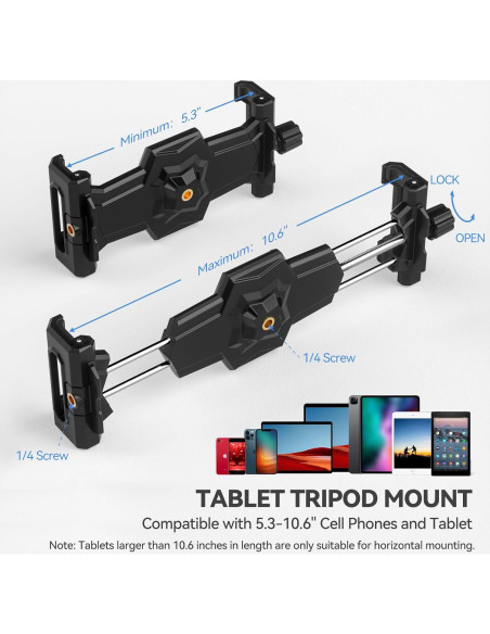 Soporte para iPad KDD con Trípode y Ajuste 360 Soporte para iPad KDD con Trípode y Ajuste 360