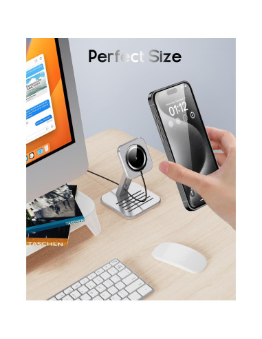 Cargador Mag Safe Shenzhen YW100A 15W para iPhone 16/15/14/13