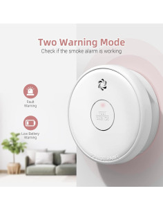Detector de Humo Putogesafe GS521C-A Fotoeléctrico 4 Pzas 2
