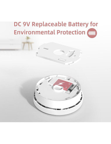 Detector de Humo Putogesafe GS521C-A Fotoeléctrico 4 Pzas