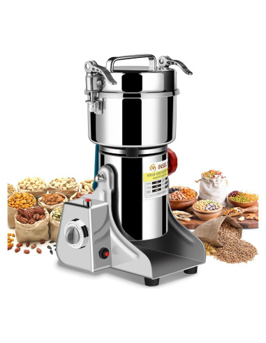 Molino de Granos INSELY 750g Acero Inoxidable 2200W