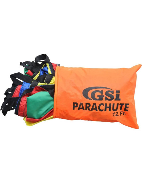 Paracaídas para Niños GSi 12 Pies Multicolor - Juguete Cooperativo Paracaídas para Niños GSi 12 Pies Multicolor - Juguete Cooperativo