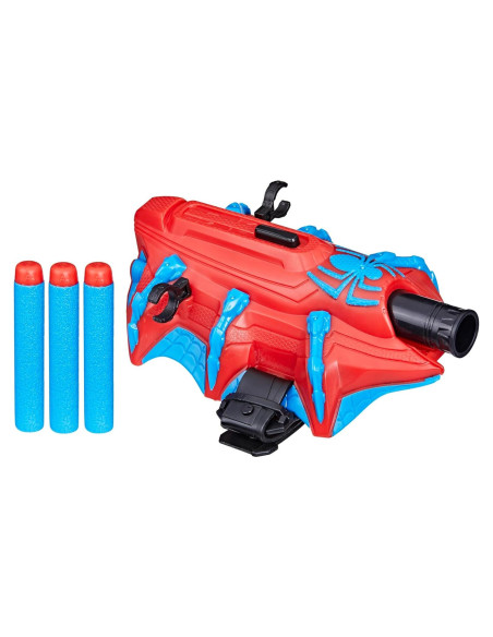 Lanzador Thwip-Tech Spider-Man Hasbro con 3 Dardos NERF Lanzador Thwip-Tech Spider-Man Hasbro con 3 Dardos NERF