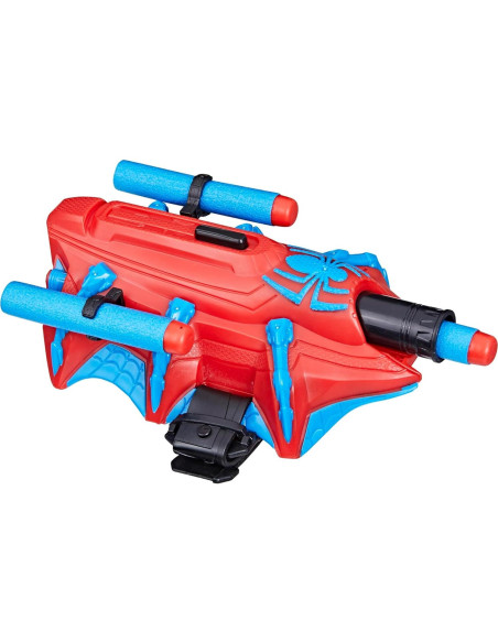 Lanzador Thwip-Tech Spider-Man Hasbro con 3 Dardos NERF Lanzador Thwip-Tech Spider-Man Hasbro con 3 Dardos NERF