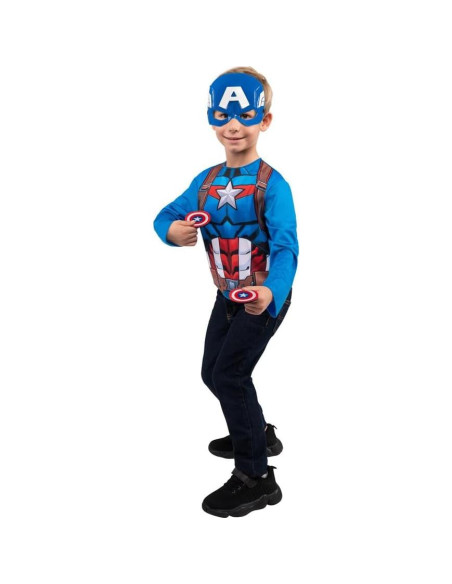 Paquete de Superpoderes Capitán América Marvel - Mochila 30.48 cm Paquete de Superpoderes Capitán América Marvel - Mochila 30.48 cm