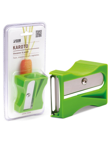 Pelador de Verduras Karoto Monkey Business Verde 7.8x5.5cm