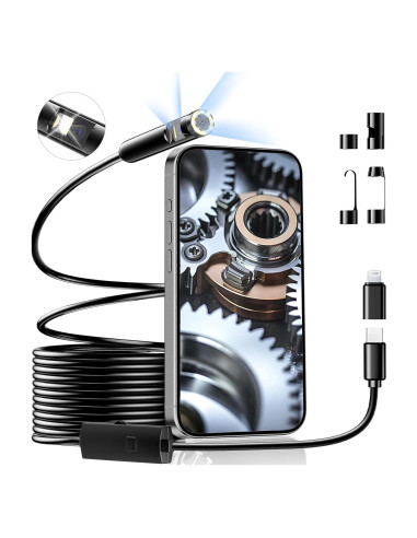 Endoscopio Industrial Suntony 1920p Doble Lente 5m IP67