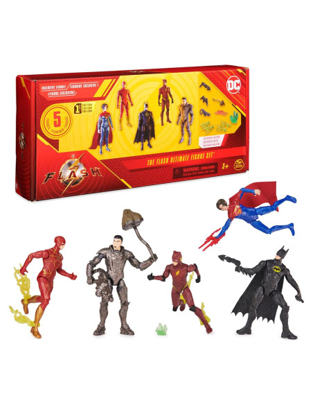 Figuras de Acción The Flash DC Comics 5 Piezas 10,16 cm Figuras de Acción The Flash DC Comics 5 Piezas 10,16 cm