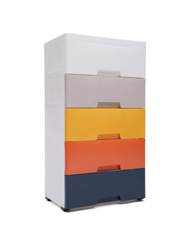 Armario de Almacenamiento Vertical KONKENIE 5 Cajones 45x30x84cm