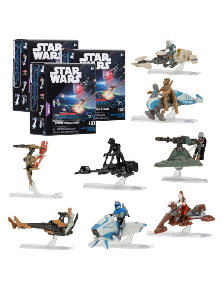 Star Wars Micro Galaxy Scout - Caja Sorpresa 3 Vehículos Star Wars Micro Galaxy Scout - Caja Sorpresa 3 Vehículos